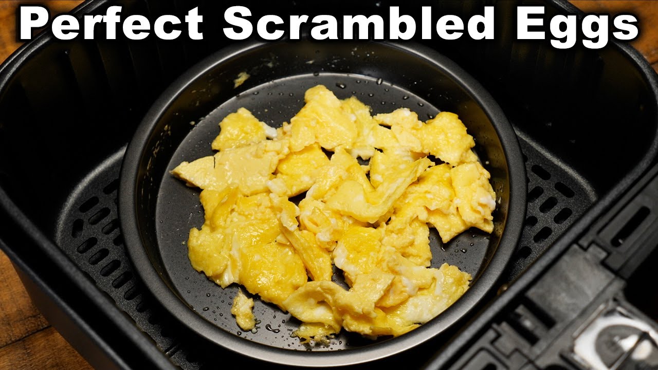 Air Fryer Scrambled Eggs