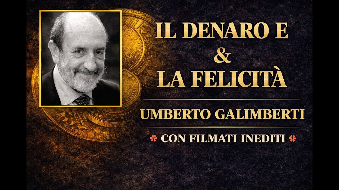 IL DENARO E LA FELICITA' monologo di Umberto Galimberti