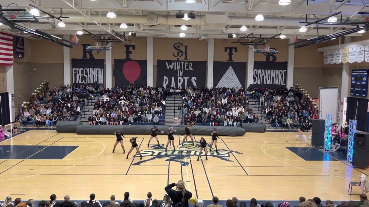 San Juan Hills Dance Production Winter Pep Rally Performance - Winter In Paris
