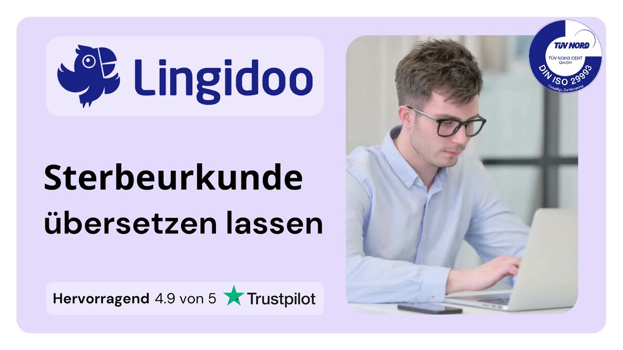 Sterbeurkunde mit Beglaubigung &uuml;bersetzen lassen &ndash; vom zertifizierten &Uuml;bersetzer| Lingidoo