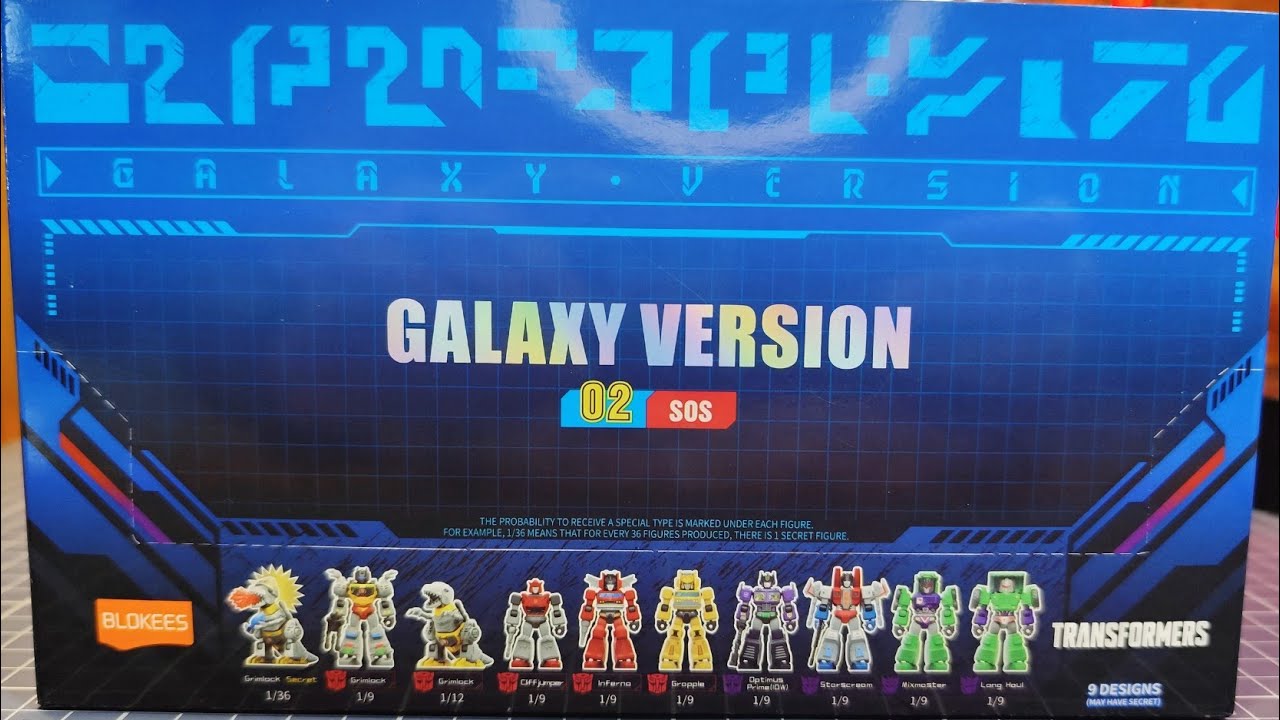 Review FR : Transformers Model kit Blokees Galaxy Version set 2 . #blokees