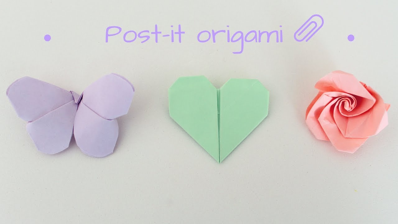 DIY POST-IT ORIGAMI