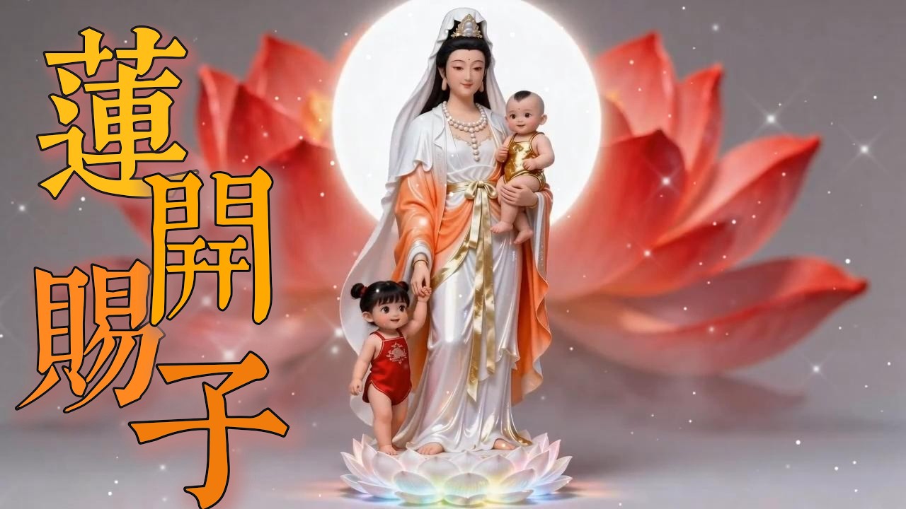 白衣踏月來｜觀音送子 · 蓮開福至 Guanyin Brings a Child | A Prayer Fulfilled