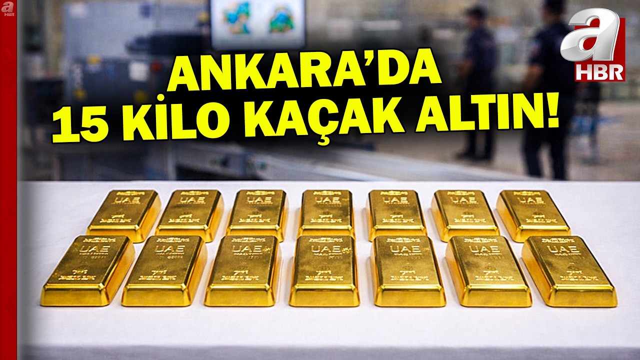 Ankara'da 15 kilo altın bulup 1 kilosunu rüşvet aldılar! Polis memuru tutuklandı | A Haber