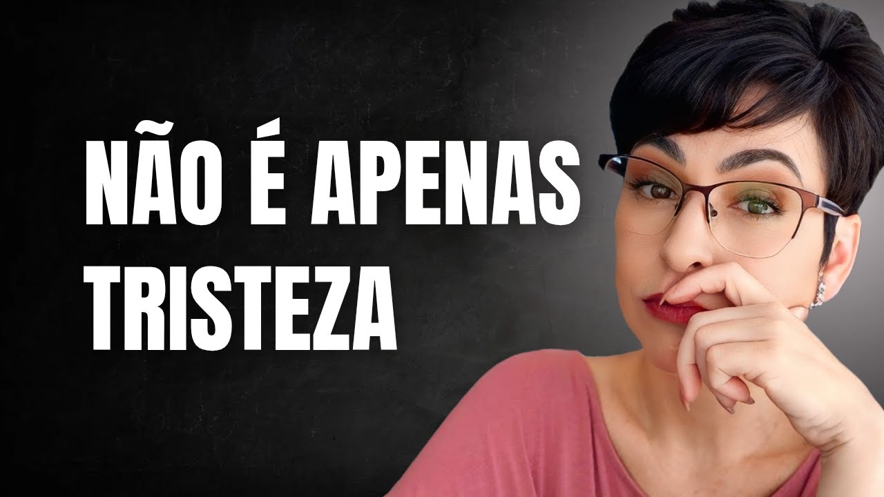 Você não está triste, está desconectado de si