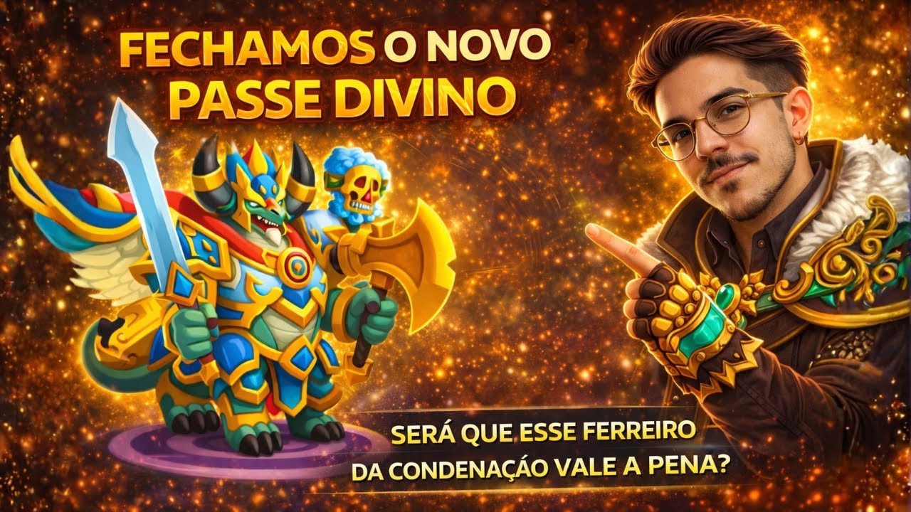 50K DE PONTOS NO NOVO PASSE DIVINO! PEGAMOS O FERREIRO DA CONDENAÇÃO - DRAGON CITY