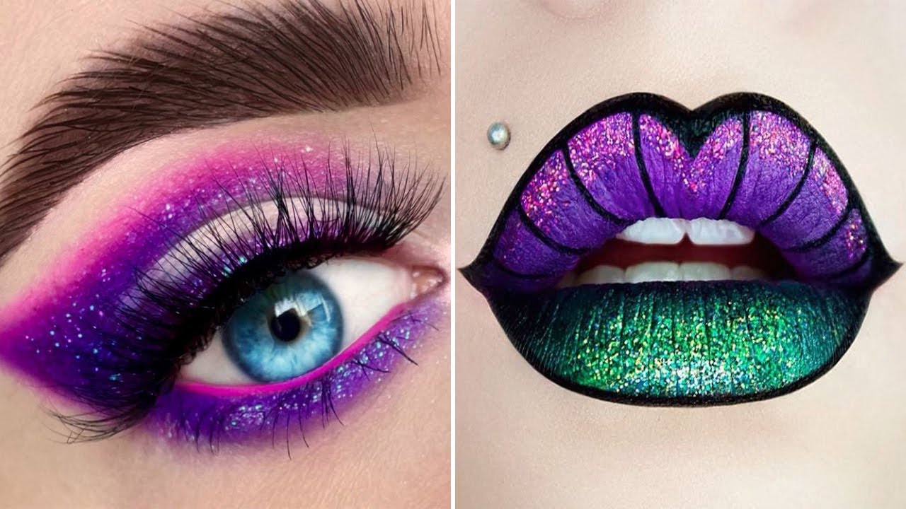 ✨Bold Eye & Lip Makeup 2025 💄 Creative Makeup Artist Hacks | Glitter Glam & Colorful Beauty Trends