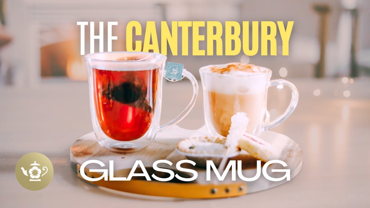 Canterbury Bells&reg; Insulated Glass Teacups | Sip in Style with Superior Quality