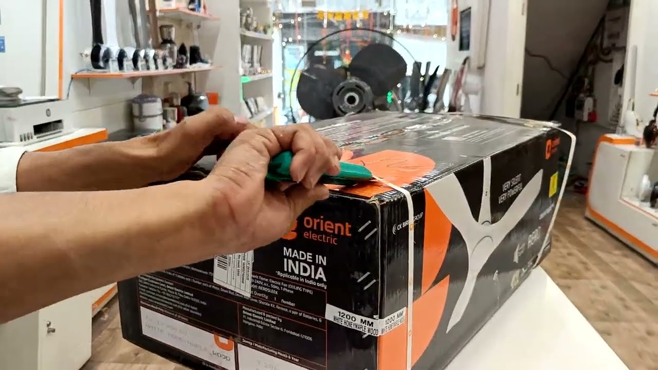 Unboxing Orient Electric Aerosleek Fan
