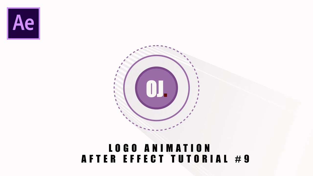 AFTER EFFECT TUTORIAL #9 - LOGO ANIMATION | TEXT ANIMATION | OPENING YOUTUBE