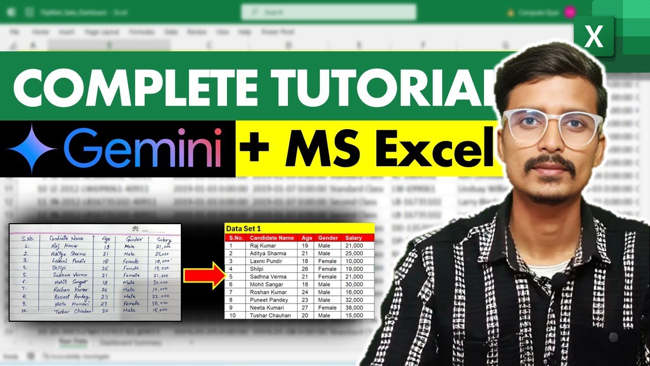 Excel Becomes Smarter! How to Use Gemini AI in Excel (Step-by-Step Guide)