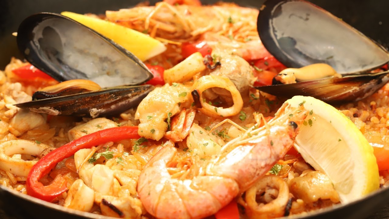 フライパンで！パエリアの作り方 | How to make paella