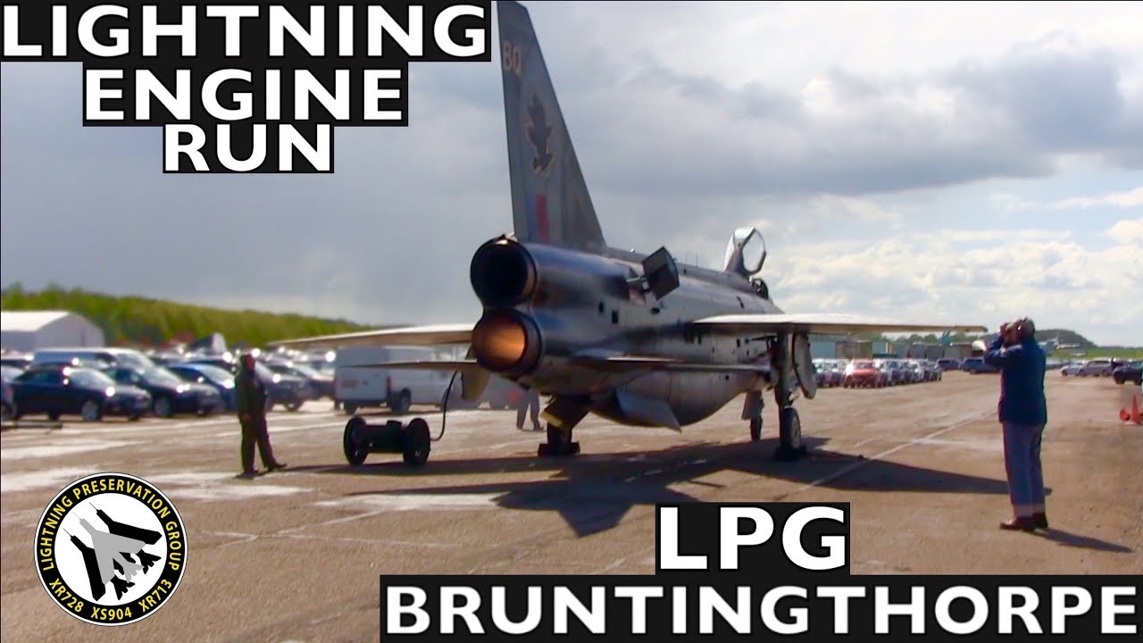Lightning Engine Run | w/ The LPG at Bruntingthorpe