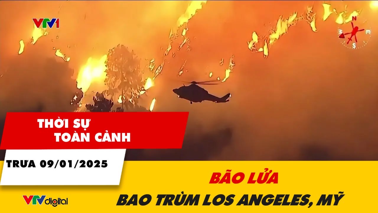 Bão lửa bao trùm Los Angeles, Mỹ | VTV24