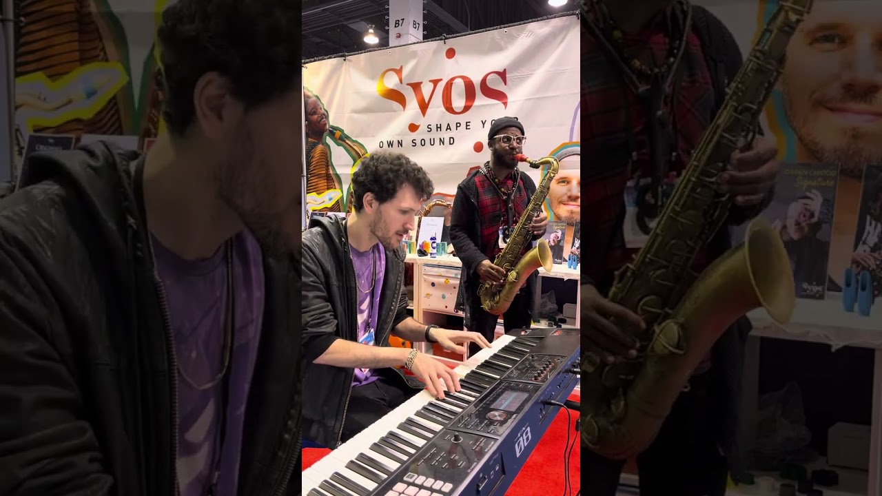 Tivon Pennicott and Steve Brickman showcase at NAMM 2024