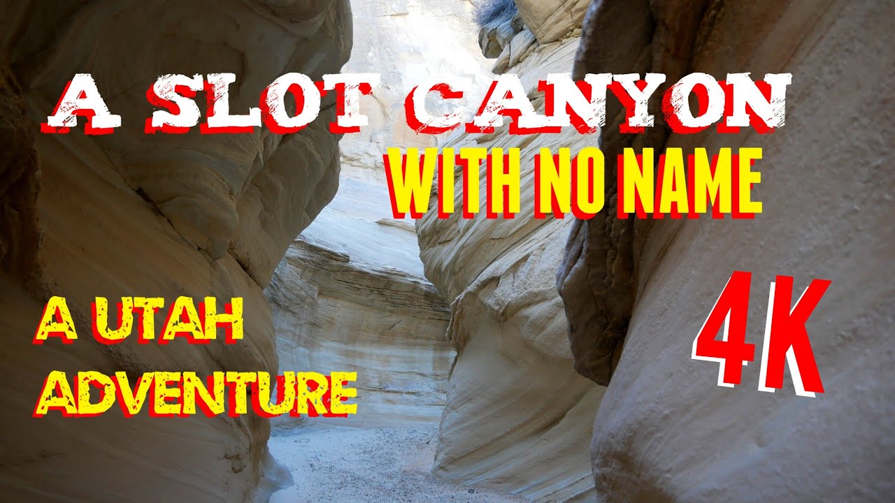 Slot Canyon Without A Name - A Utah Adventure in 4K