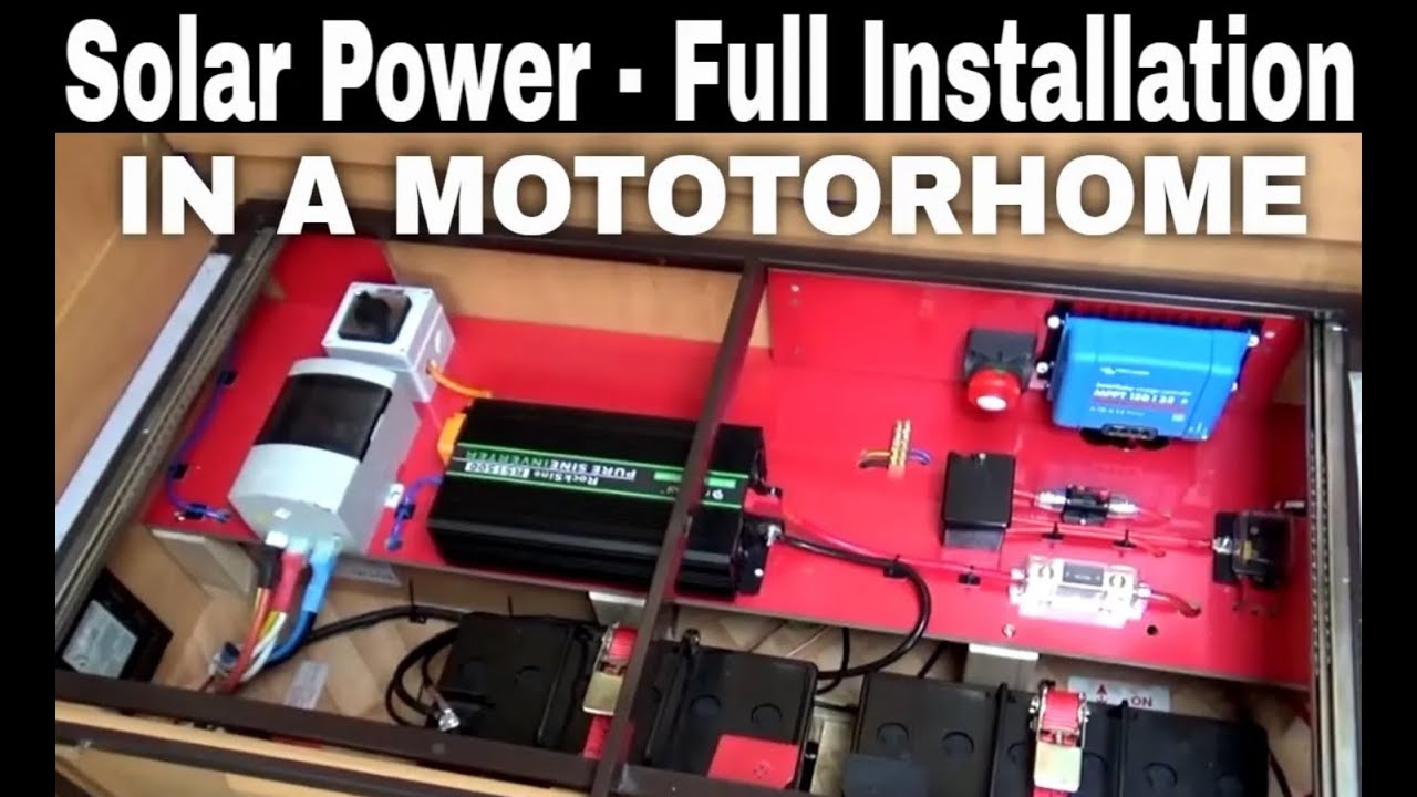 ☀️ How to Install Solar Power in a Motorhome for Off-Grid Living | Full DIY Guide & Cost Breakdown☀️
