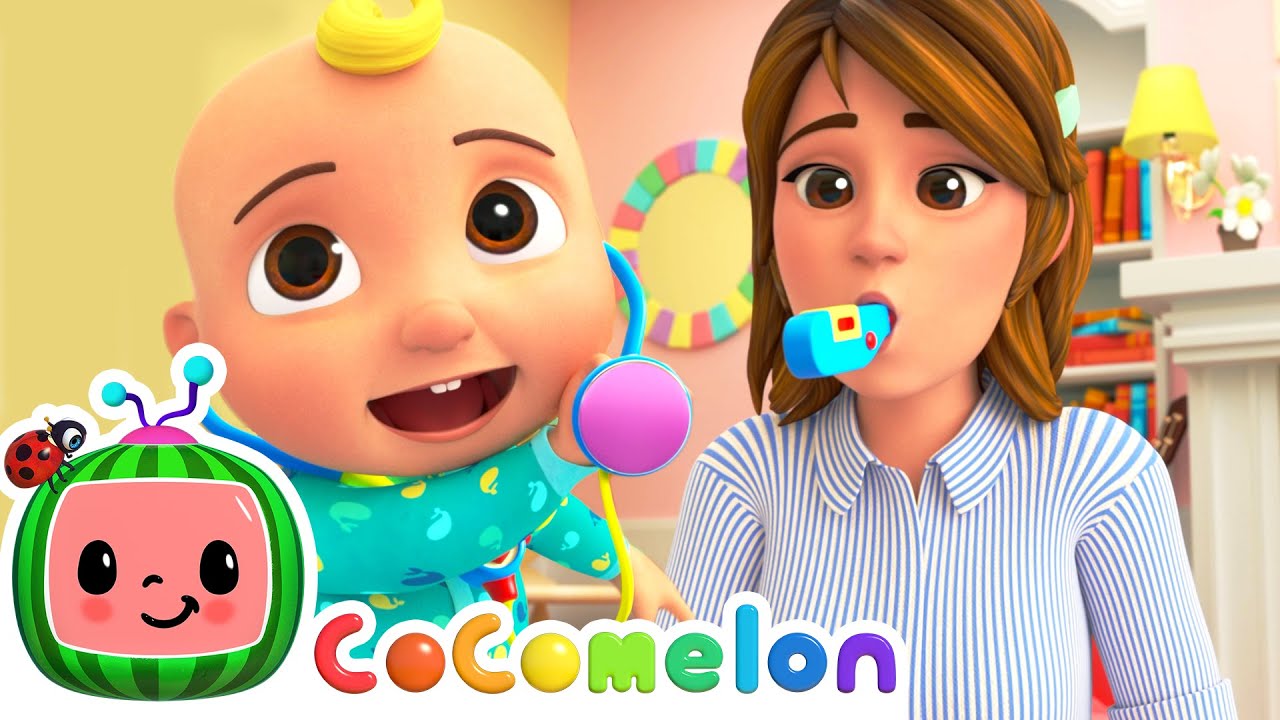 Mommy's Sick Song | Little Angel & Cocomelon Nursery Rhymes