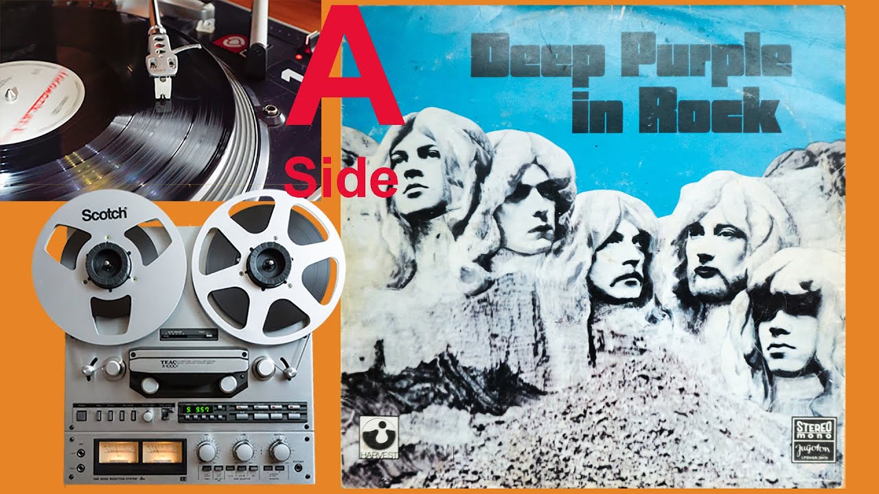 Deep Purple - In Rock  1970 (A side) [full vinyl album]