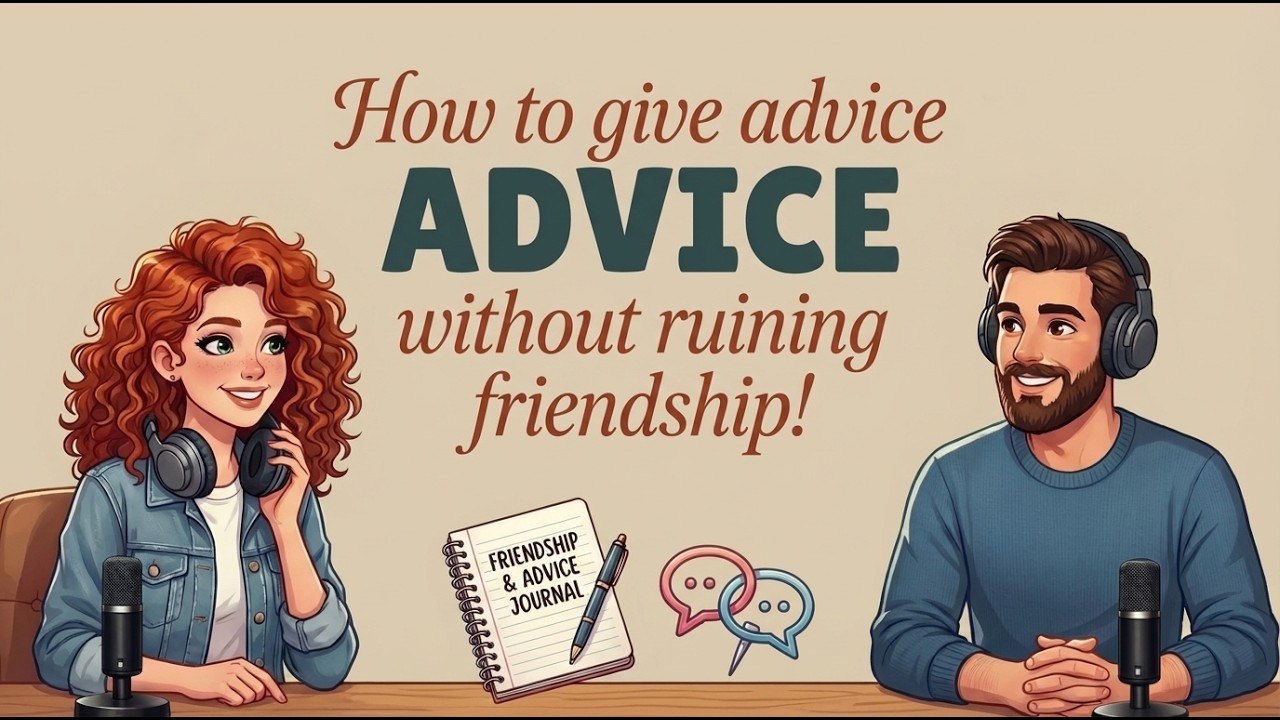 English Podcast For Easy English Conversation l Give Advice Without Ruining Your Friendship