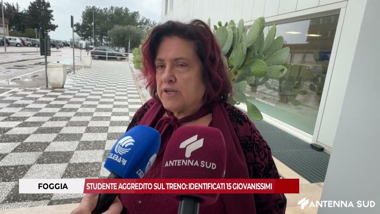 17 MARZO 2026 - FOGGIA, STUDENTE AGGREDITO SUL TRENO: IDENTIFICATI 15 GIOVANISSIMI