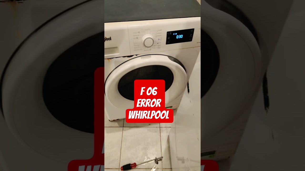 whirlpool F 06 error solved