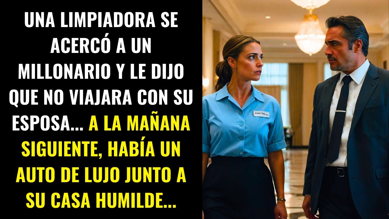 LIMPIADORA ADVERTIÓ A UN MILLONARIO, Y A LA MAÑANA SIGUIENTE, UN AUTO DE LUJO APARECIÓ A SU CASA...