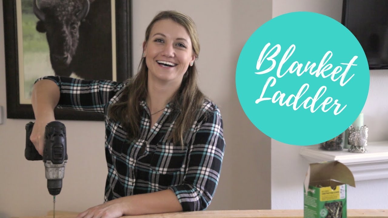 DIY Blanket Ladder