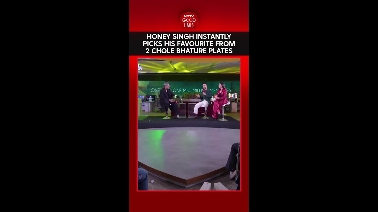 Honey Singh Interview NDTV | Honey Singh Instantly Picks His Favourite From 2 Chole Bhature Plates