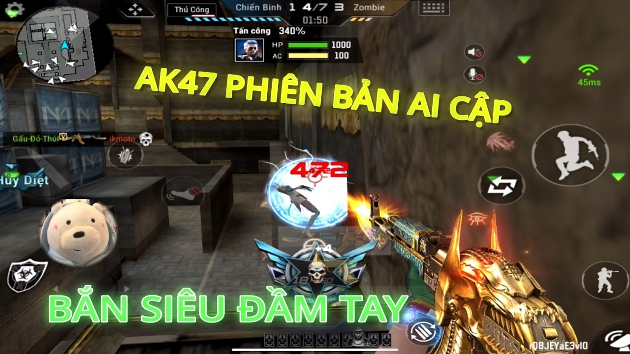 CROSSFIRE LEGENDS-Trên Tay Khẩu Súng Ak Ai Cập Siêu Đẹp Bắn Zom Cực Đã.