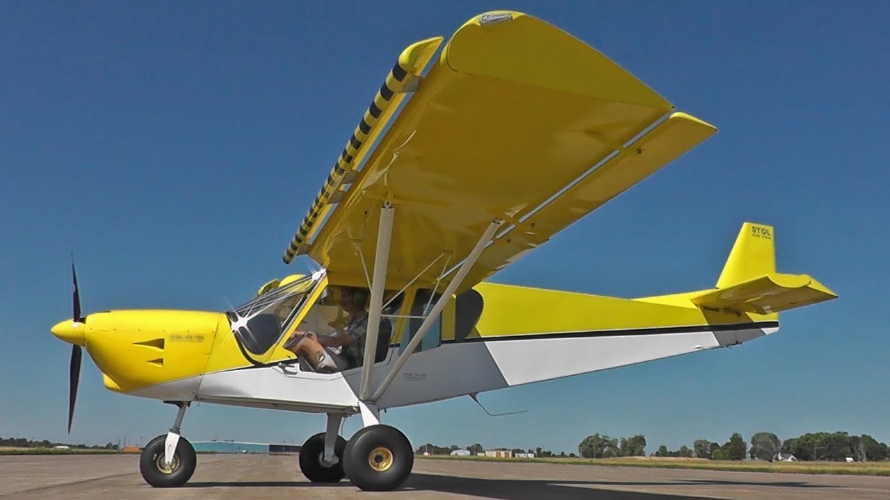 Zenith STOL CH 750 with drooped wing leading-edge slats