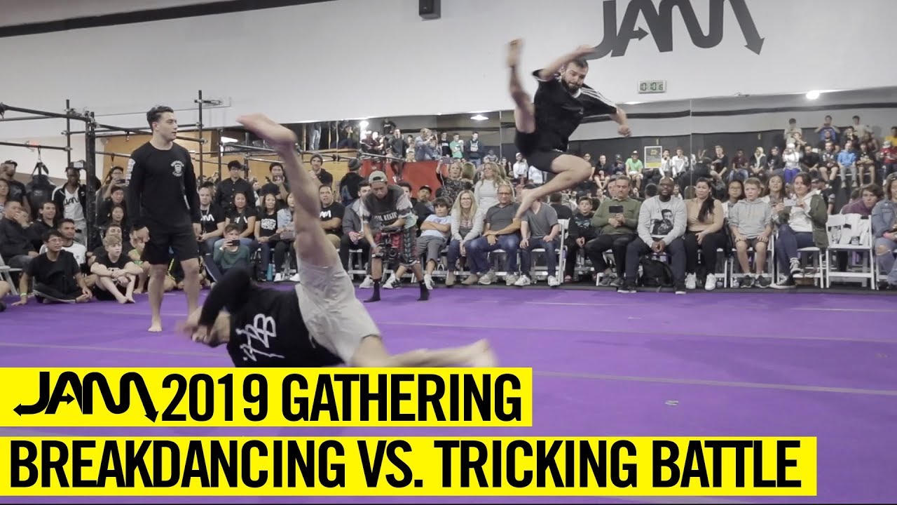 BREAKDANCING VS. TRICKING BATTLE | JAM 2019 GATHERING