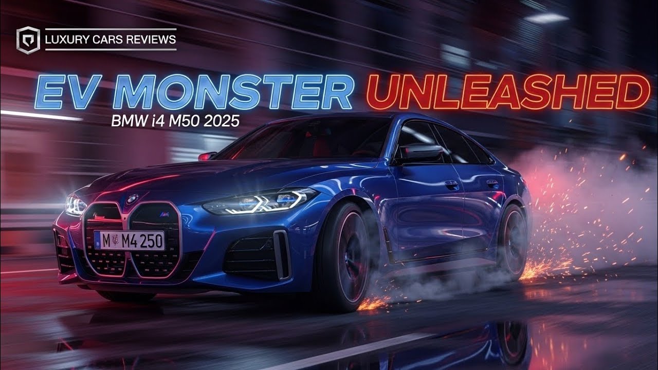 BMW i4 M50 (2025) Midnight Blue – Electric Beast Unleashed | Cinematic Drift & Pure M Power ⚡