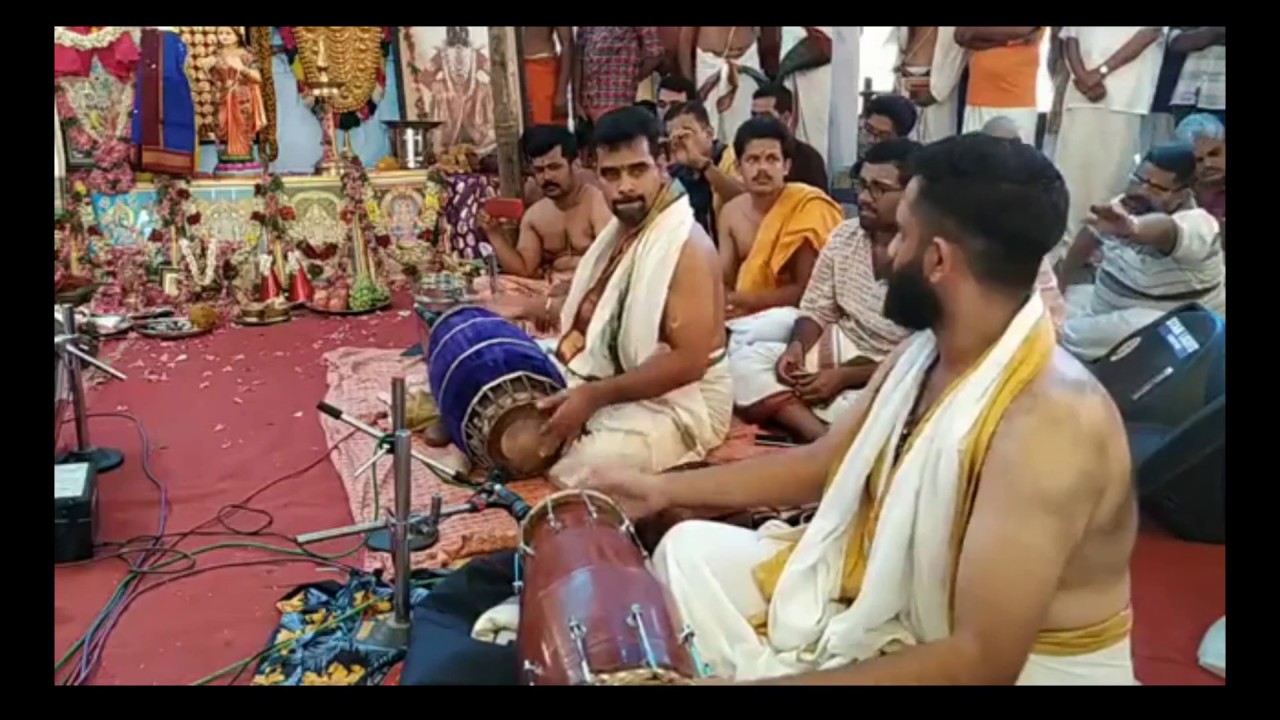 AVM (A V MANIKANTAN) thaniavarthanam in Allapallam Agaraharam