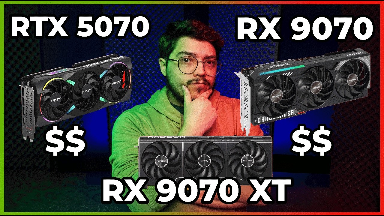 La MEJOR gráfica para 1440p... RTX 5070 vs RX 9070/XT