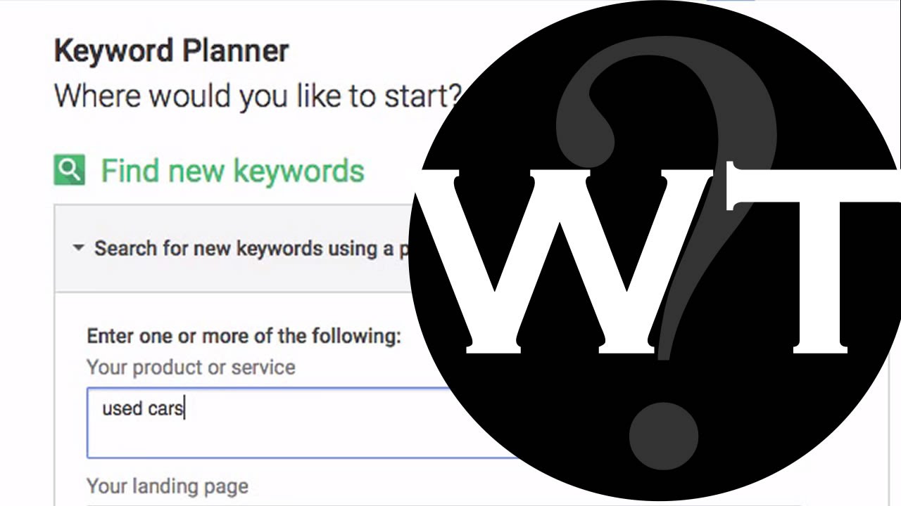 Use Google Keyword Planner for SEO - Updated 2015