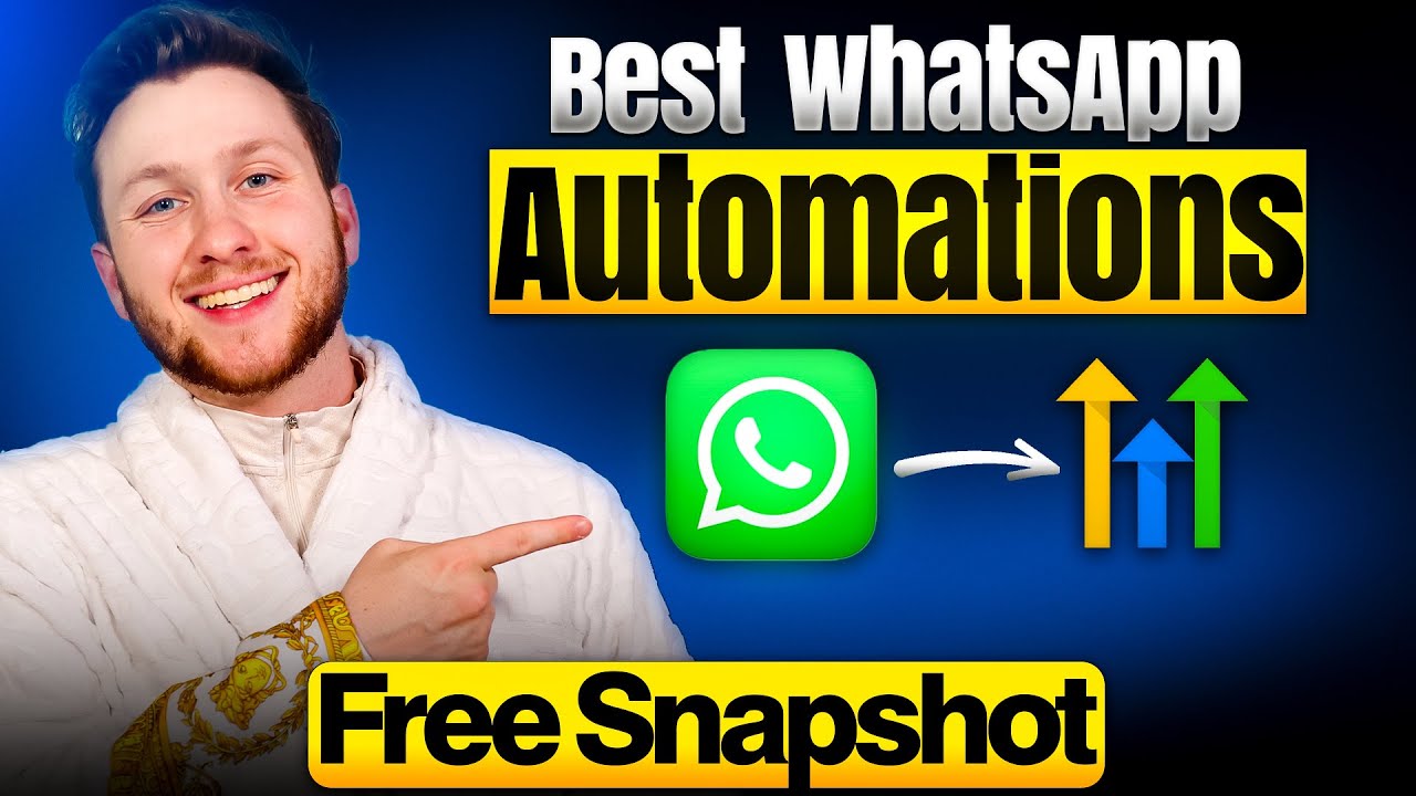Лучшие автоматизации WhatsApp на GoHighlevel БЕСПЛАТНЫЙ СНИМОК