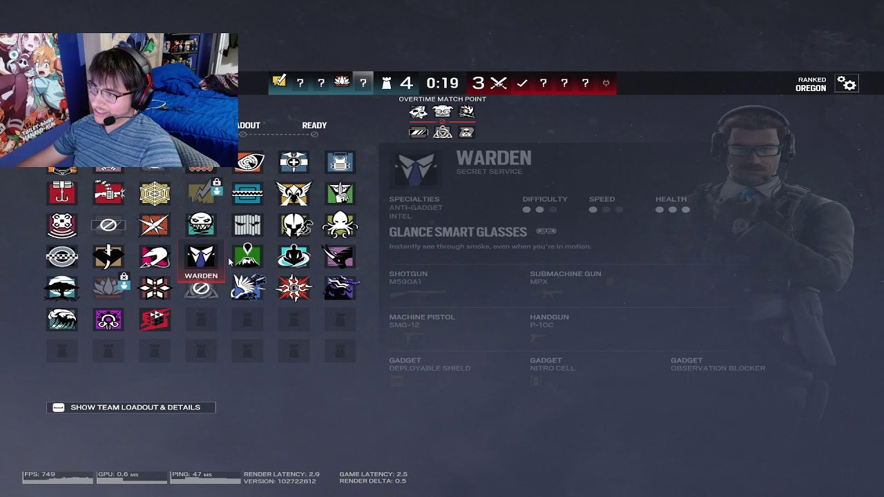 R6 Rank Grind - Chill stream -