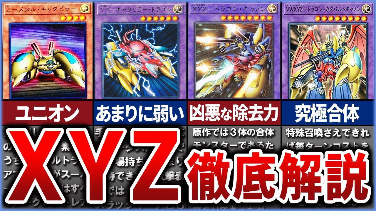 【遊戯王】合体進化『XYZ』モンスターの歴史を徹底解説【ゆっくり解説】