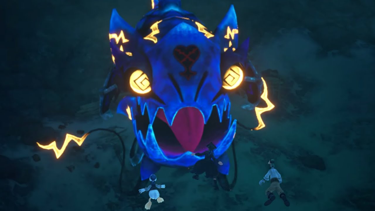Kingdom Hearts 3 - Lightning Angler No Damage/All Pro Codes (Level 1 Critical Mode)