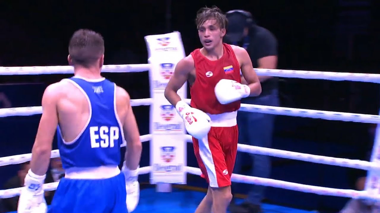 Day 7 (54kg) FINOL RIVAS Yoel (VEN) vs  ESCOBAR MASCUYANO Gabriel (ESP) | AIBA WCHs 2021