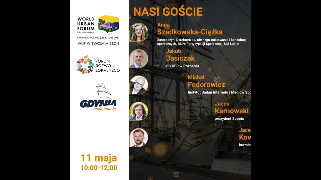Zaproszenie na XXVIII Forum Rozwoju Lokalnego w ramach WUF - Gdynia
