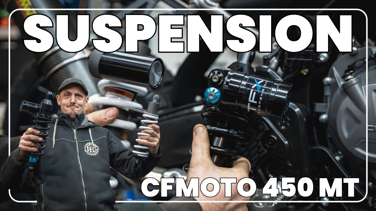 CFMOTO 450MT SUSPENSION Upgrades with WEIGHT results