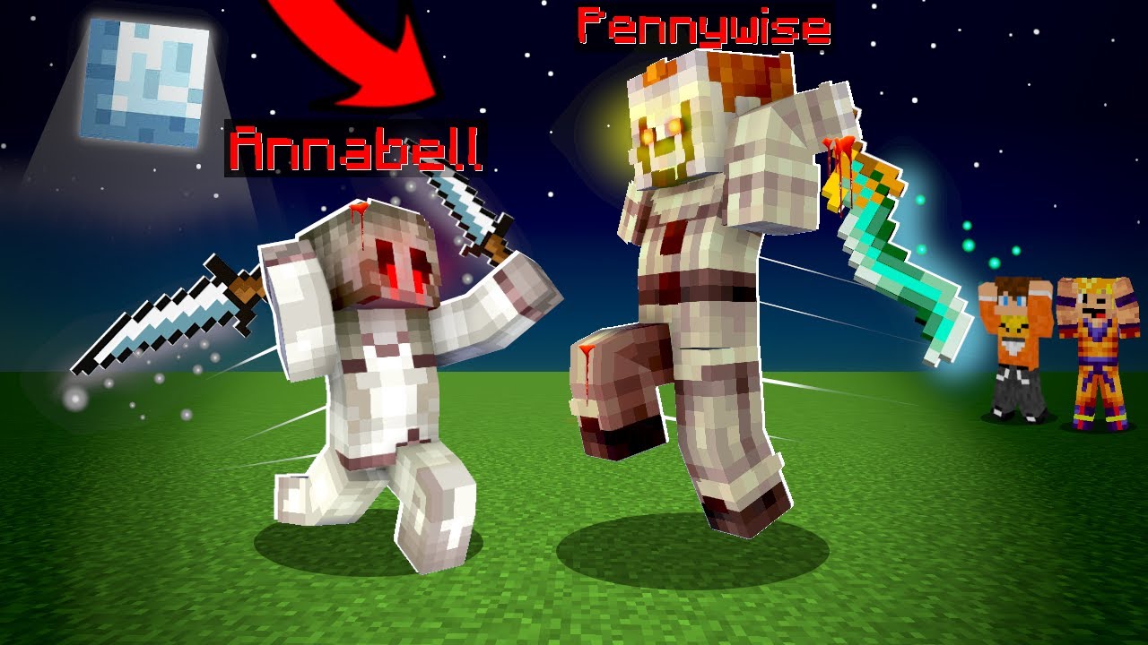 POJEDYNEK PENNYWISE vs ANNABELLE w MINECRAFT! TEGO SIE NIE SPODZIEWALIŚMY...