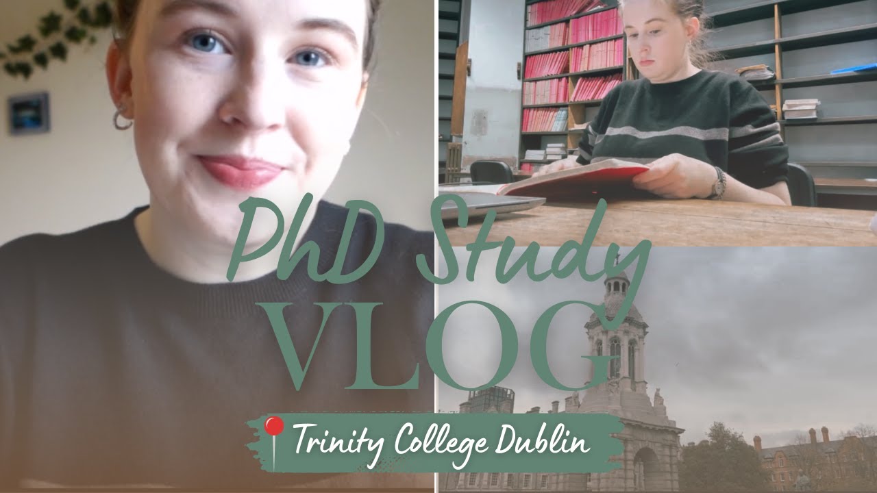 Quiet, Rainy PhD Study Day in Trinity College Dublin