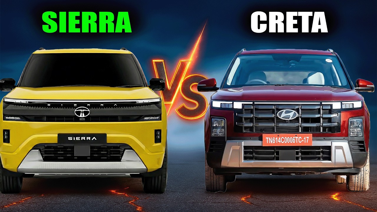 Tata Sierra Vs Hyundai Creta | Creta vs Sierra Best Comparison Video