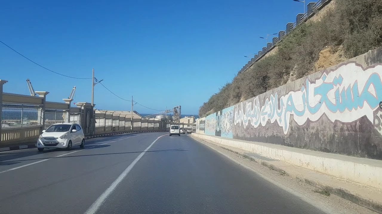 Driving in mostaganem Algérie 09 10 2019 مستغانم الجزائر
