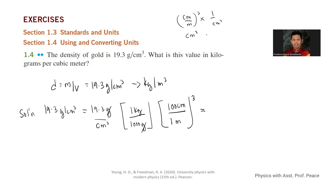 Exercise 1.4 Chapter 1- Units, Physics Quantities and Vectors
