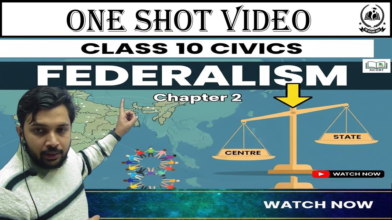 Federalism (Bilingual) Class 10th Chapter-2 Civics (COMPLETE ONE SHOT VIDEO) #trending #viral