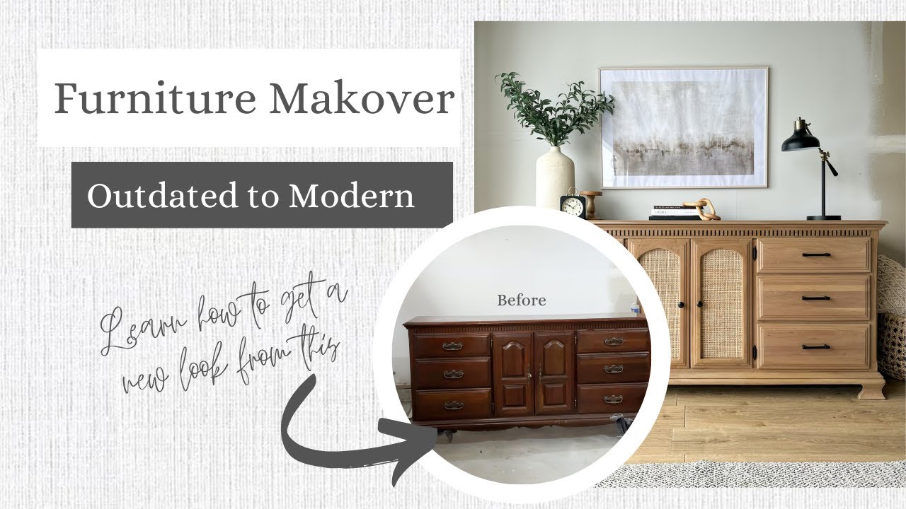 Outdated Dresser Gets a HUGE Makeover With New Arched Doors